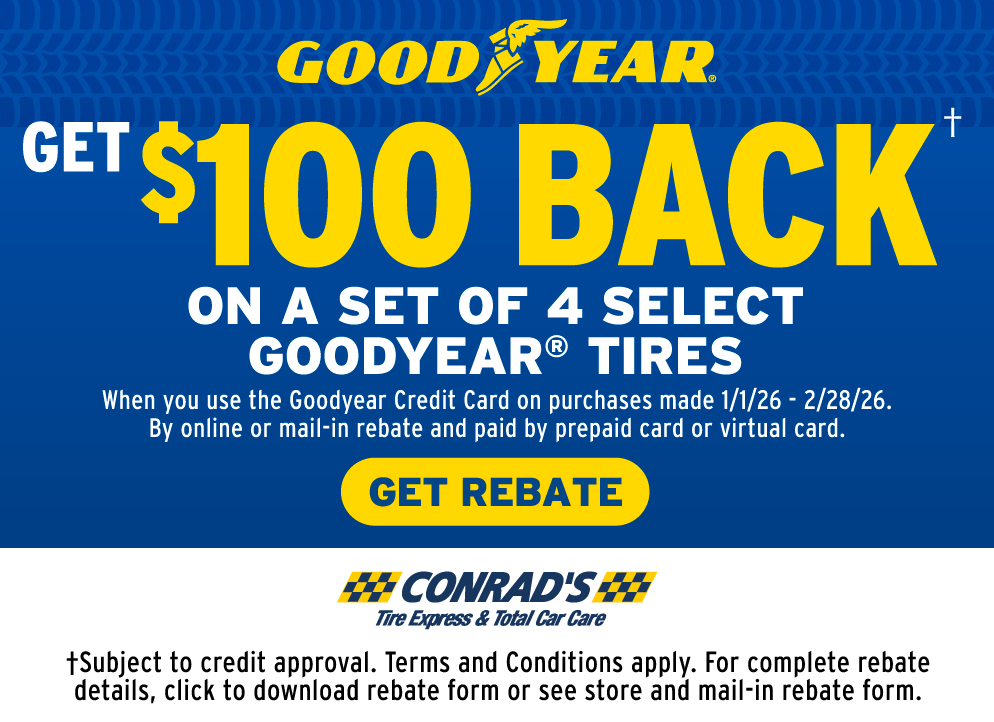Goodyear January 2026 Rebate