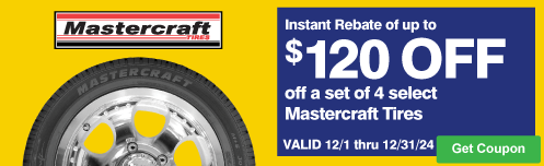 Instant Rebate of $120 on Mastercraft Stratus Select Sizes