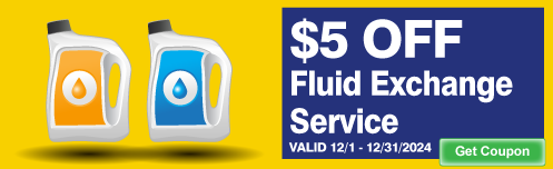 $5 Off any Fluid Exchange Service (no limit)