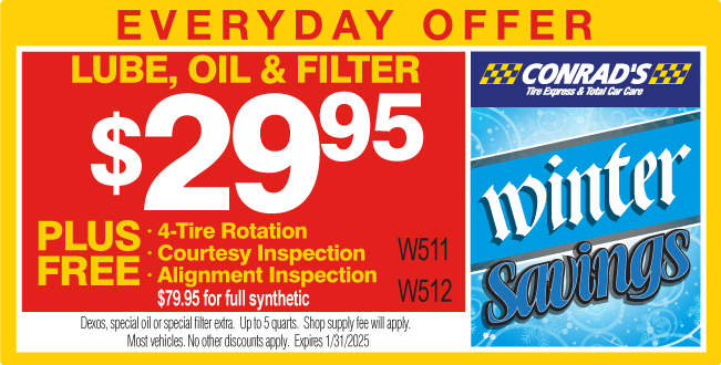 Lube, Oil & Filter Every day offer $29.95 with $5 Off