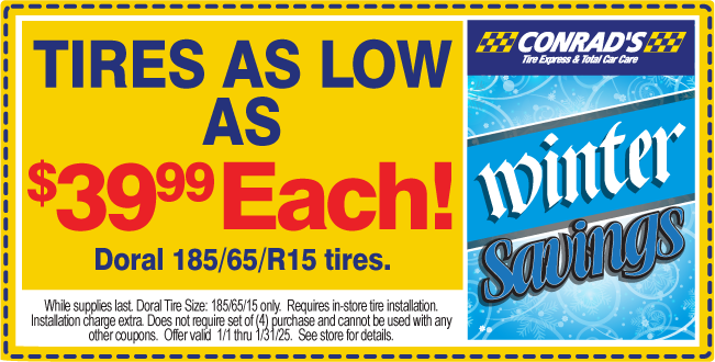 Tires as low as $39.99 Each!