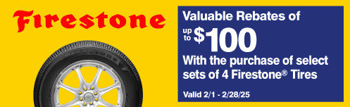 Firestone All Season tires - Get up to $100 Off