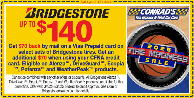 Bridgestone Up to $140