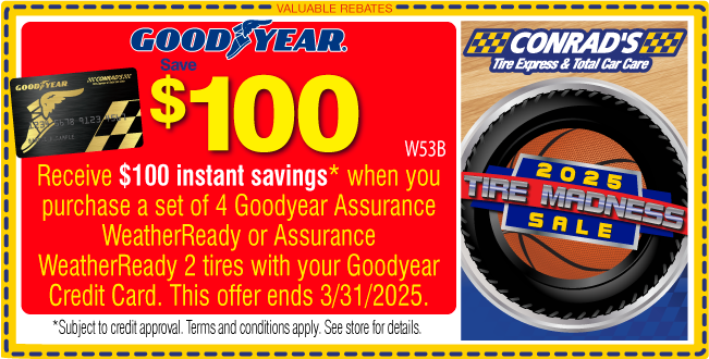 Goodyear Instant Savings of $100